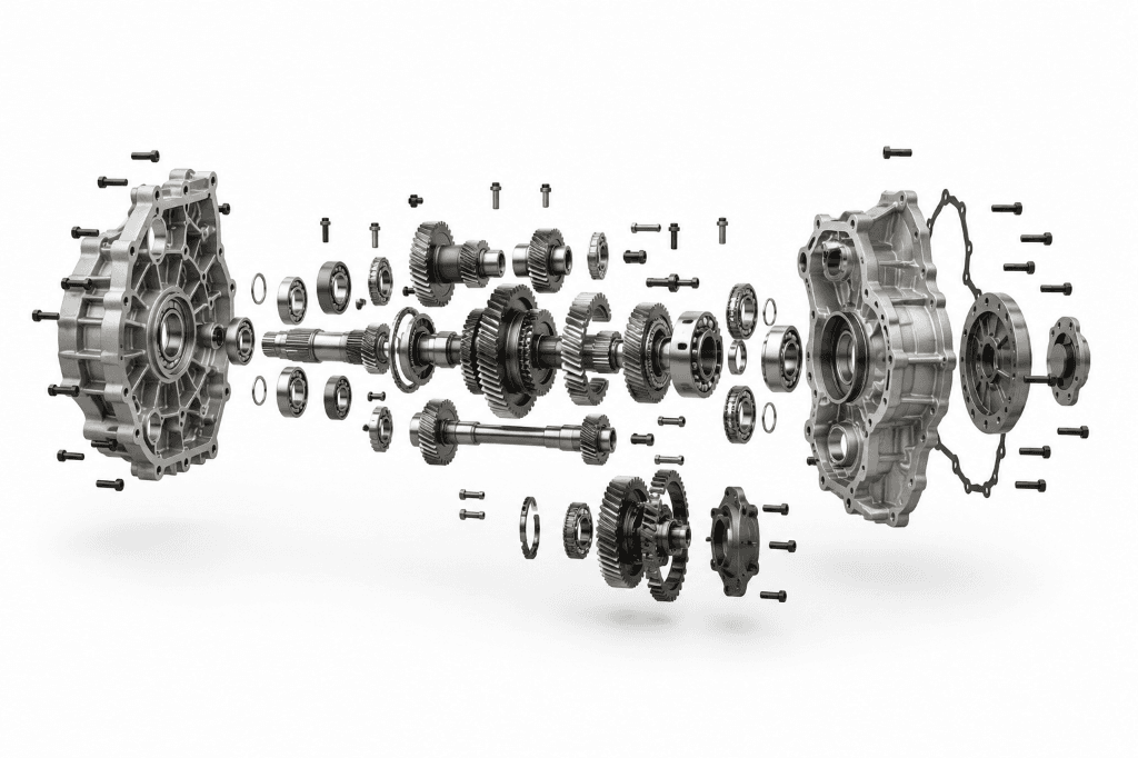 Build Systems Architecture Exploded Mechanical Components